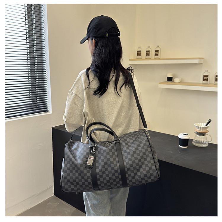 Дорожная сумка через плечо Серый (pu27-1) - фото 3