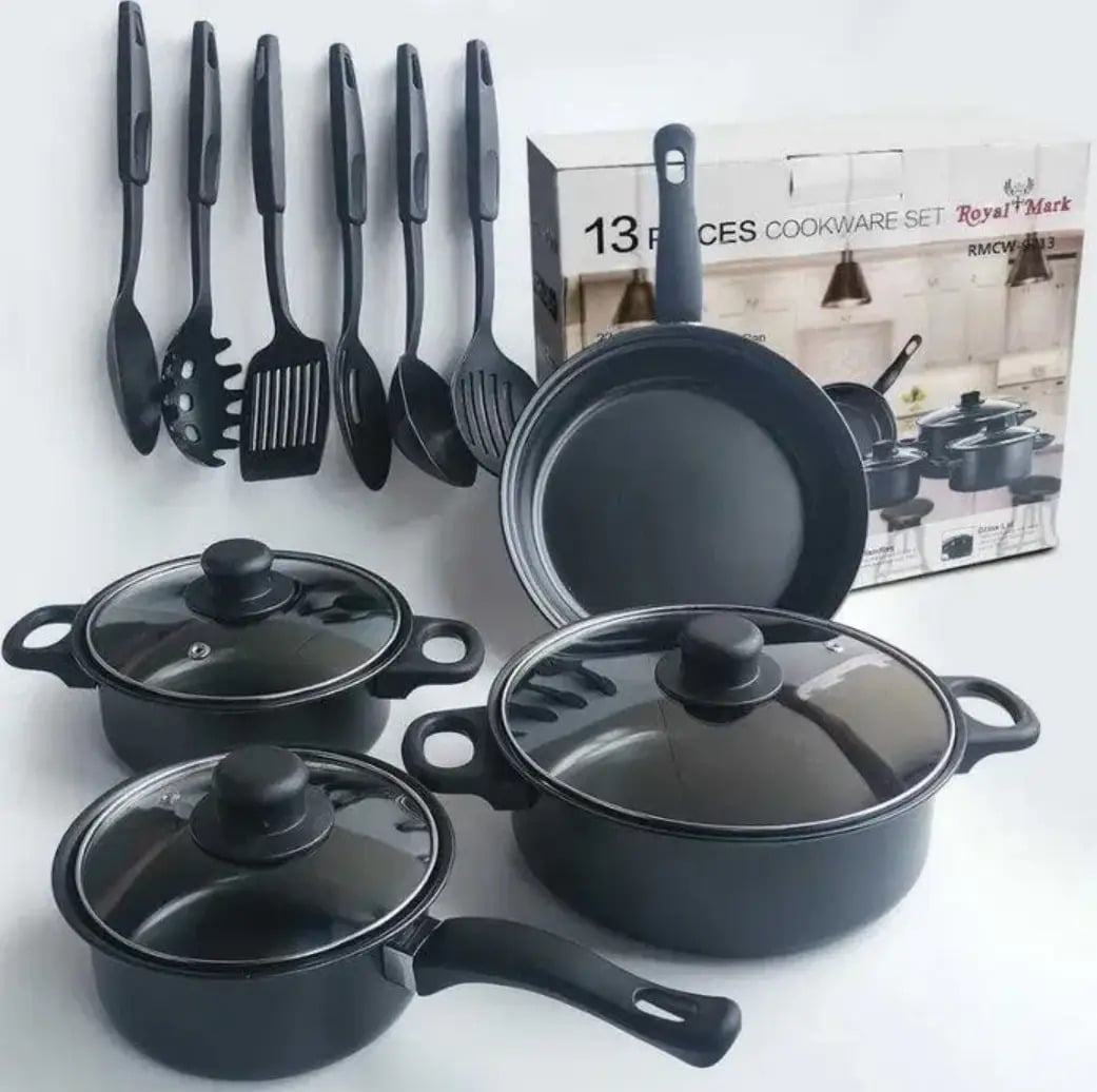 Набор посуды AD-495 13 пр. Черный (24345960)