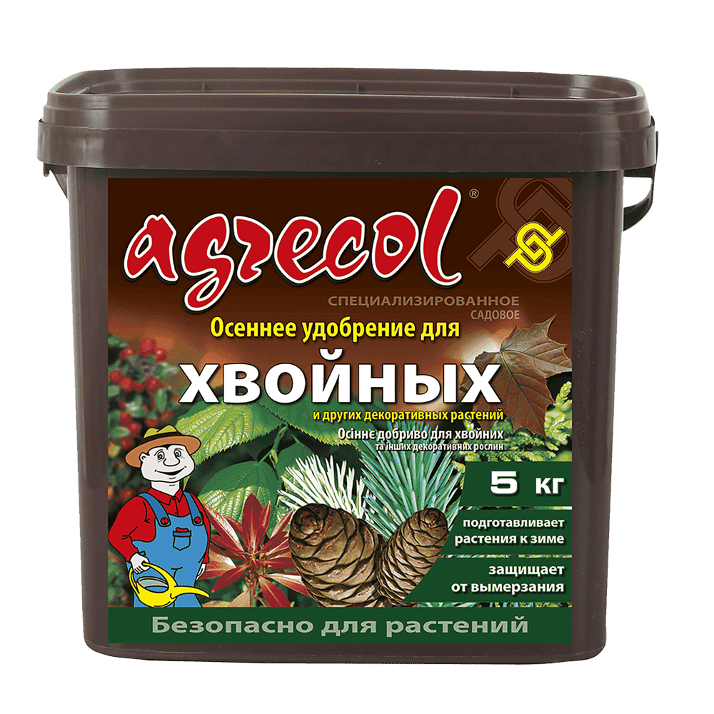 Удобрение для хвои осеннее Agrecol 5 кг