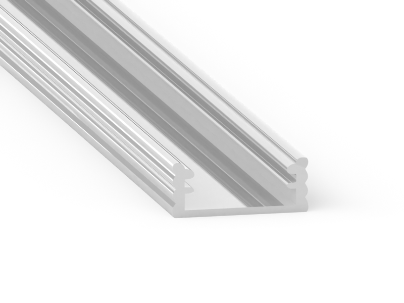 Профиль алюминиевый анодированный LEDUA АЛ-02-4 для LED ленты накладной 2 м (6476)