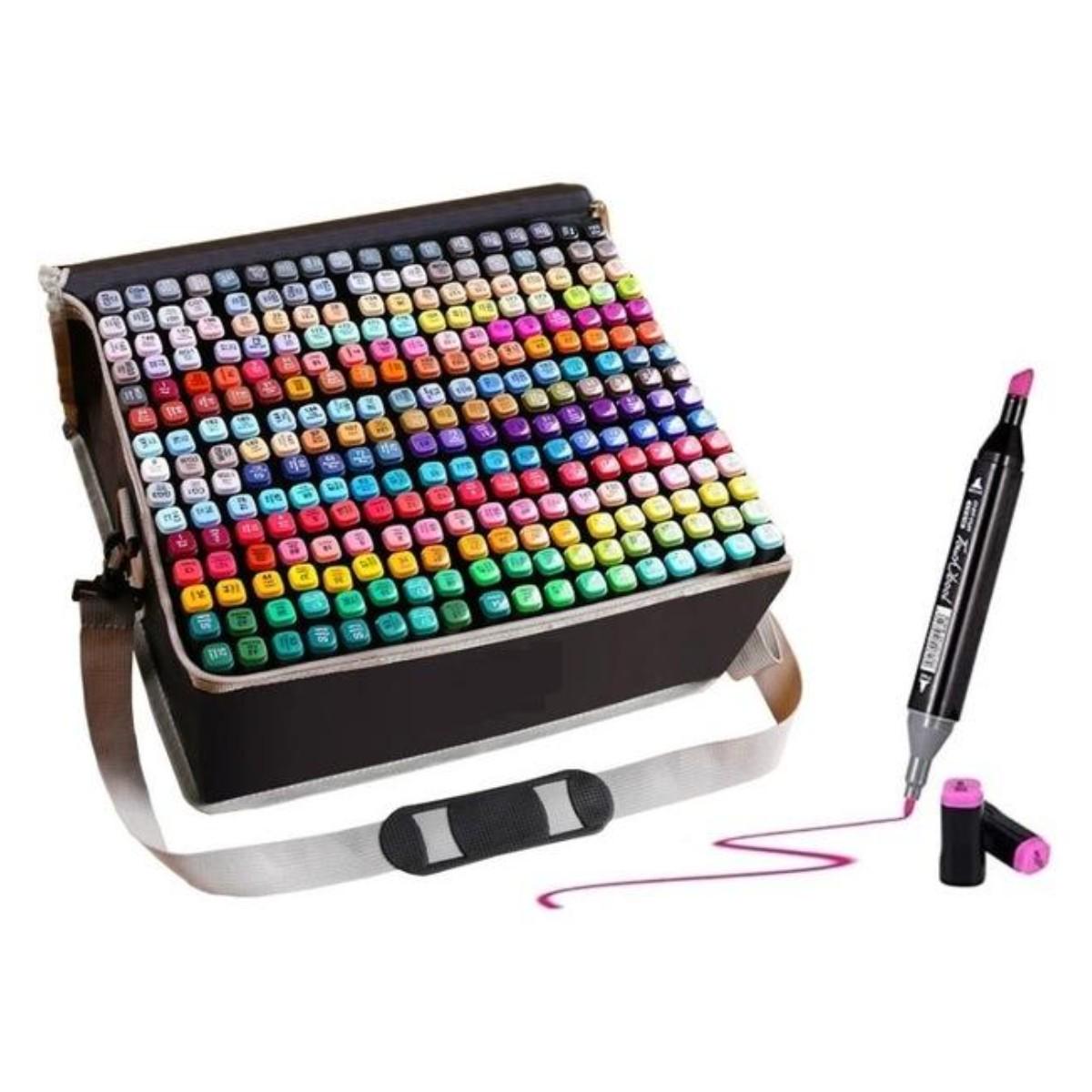 Набір двосторонніх скетч маркерів для малювання Touch Sketch 262 шт. (9369) - фото 4 Набір двосторонніх скетч маркерів для малювання Touch Sketch 262 шт. (9369) - фото 4