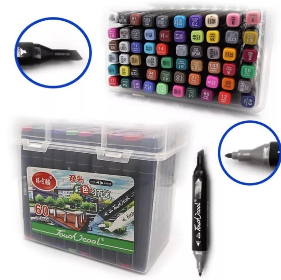 Набор скетчМаркеров TouchCool 60 цветов - фото 2 Набор скетчМаркеров TouchCool 60 цветов - фото 2