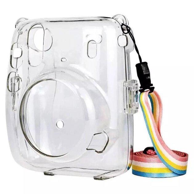 Чохол Fujifilm Instax Mini 12 Case Transparent Веселка