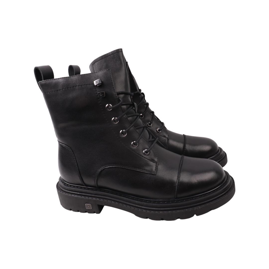 Ботинки женские Brocoly из кожи р. 41 Черный (342-22ZHC)