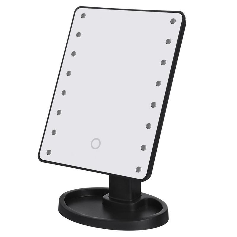 Дзеркало для макіяжу Large LED Mirror з підсвіткою Чорний (101) Дзеркало для макіяжу Large LED Mirror з підсвіткою Чорний (101)