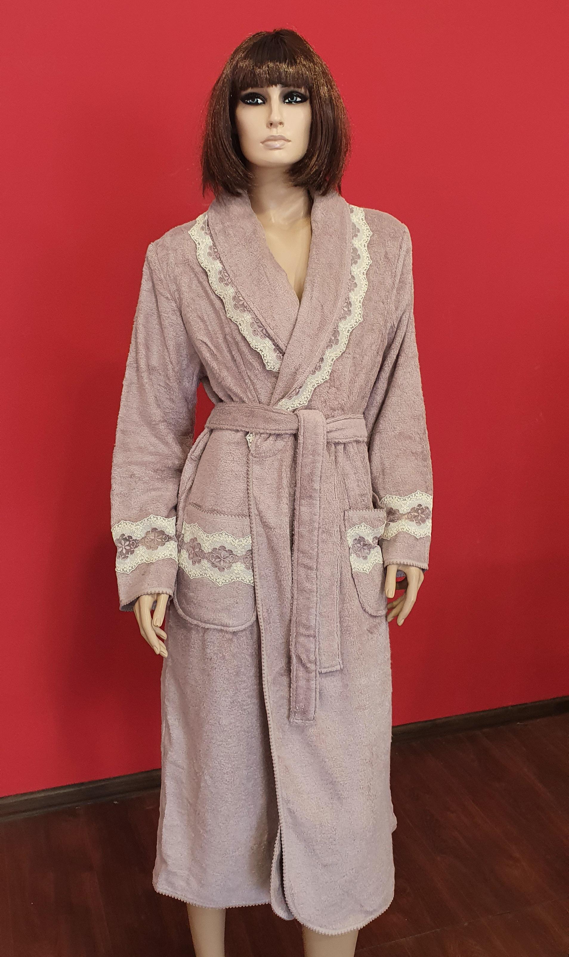 Халат женский Maison D'or Vanessa Long M Фиолетовый