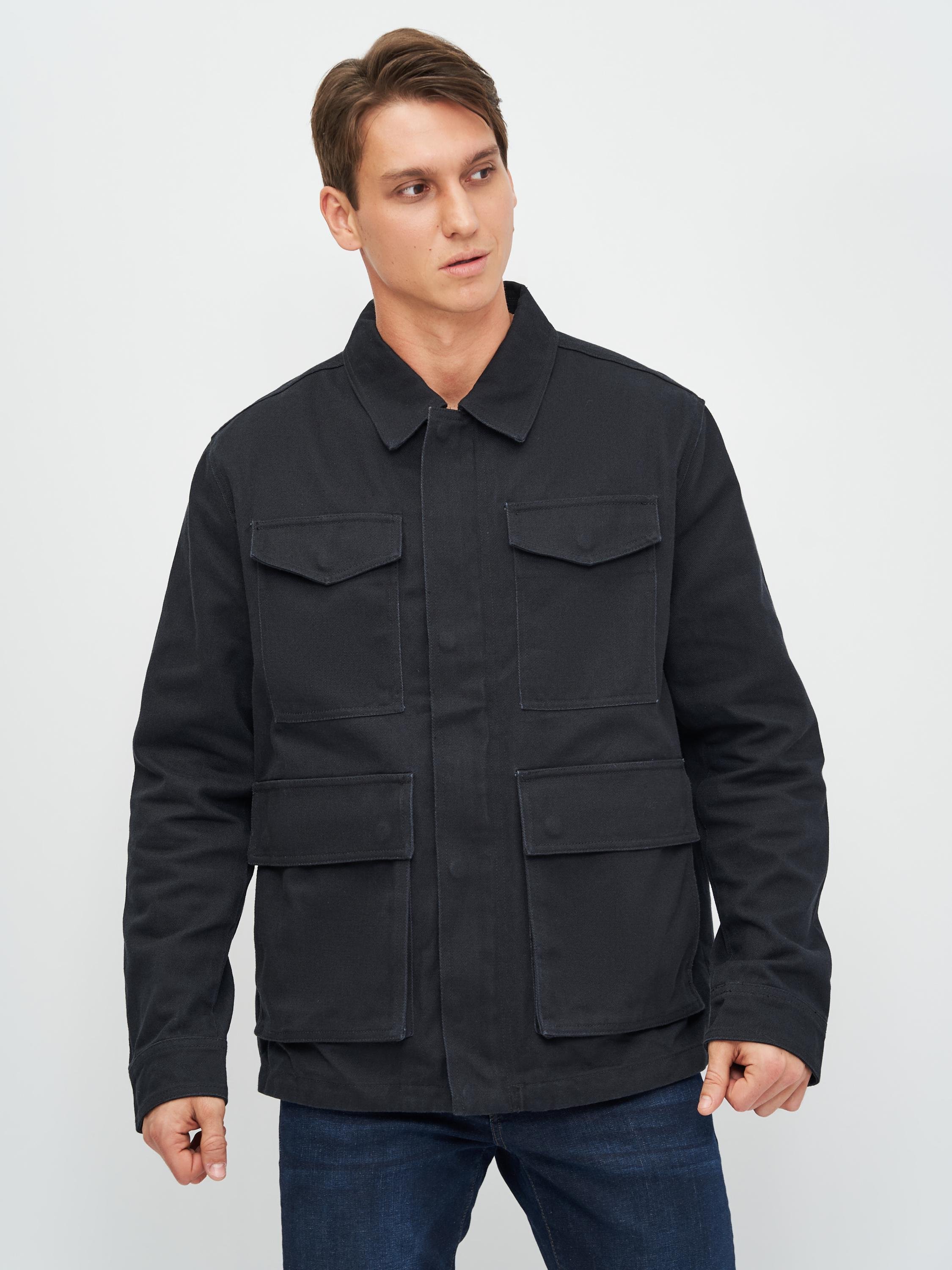 Куртка H&M L Темно-синий (11044411305)