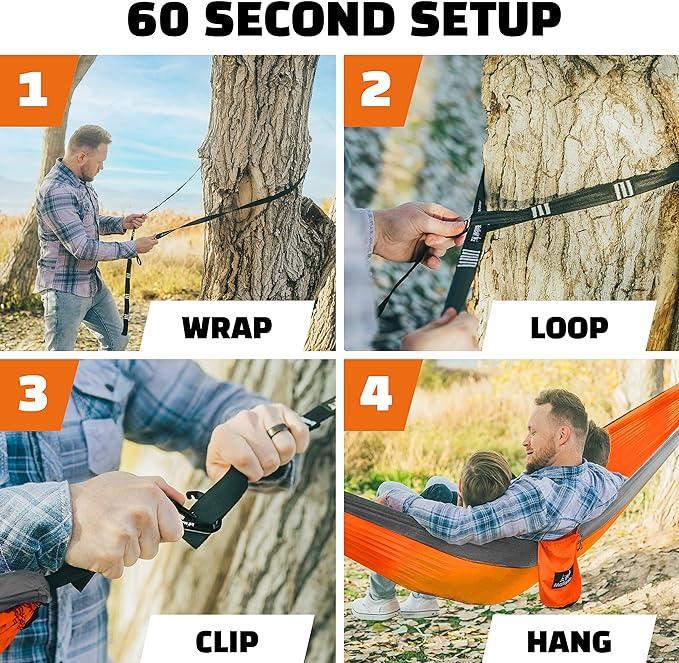 Гамак туристичний дорожній для кемпінгу MalloMe - фото 5 Гамак туристичний дорожній для кемпінгу MalloMe - фото 5