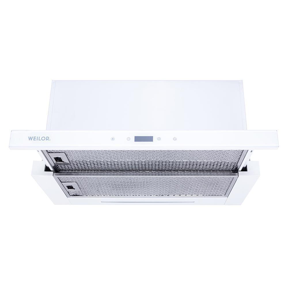 Витяжка вбудована телескопічна Weilor PTS 6265 WH 1300 LED Strip