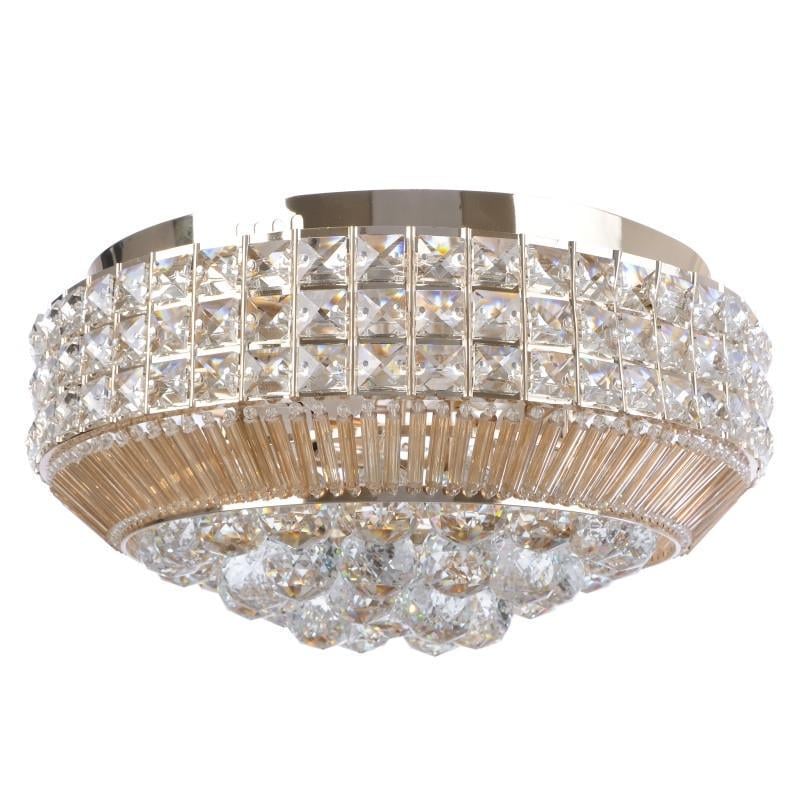 Люстра торт потолочная Brille с подсветкой LED E14 40W Glass BCL-615C/3 22-516