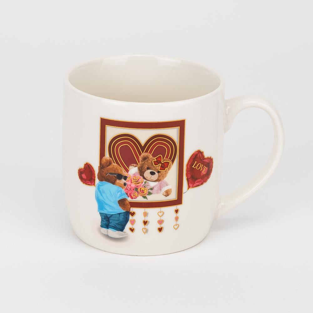 Подарочный набор Love чашка с мишкой 400 мл (19298-017)