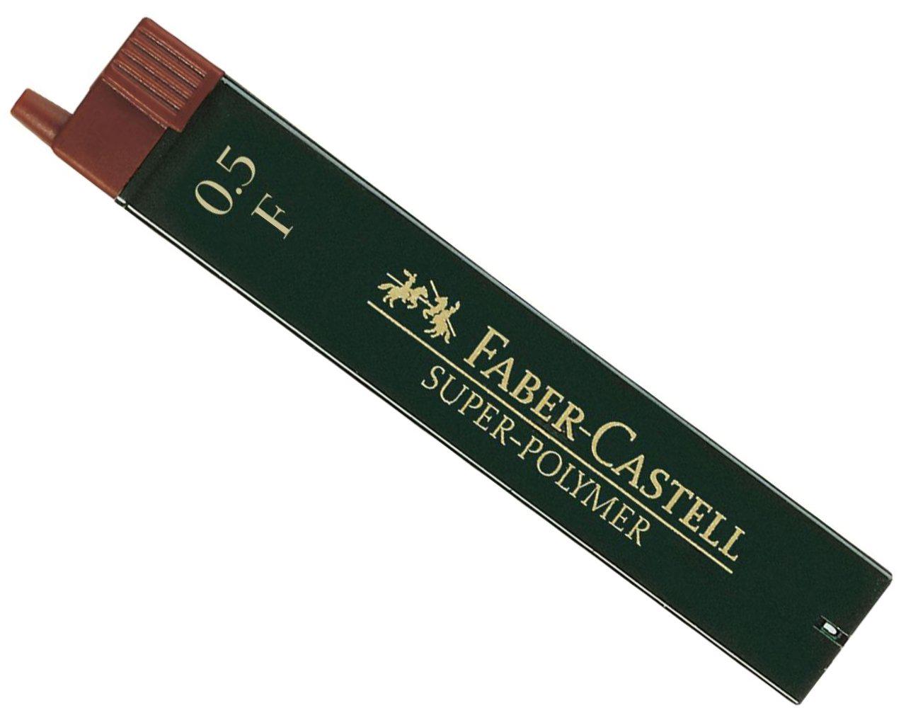Грифели для механического карандаша Faber-Castell SUPER-POLYMER 0,5 мм F (120510)