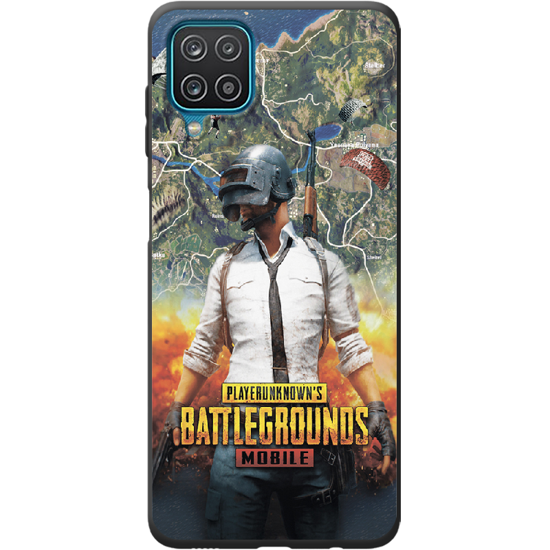 Чехол BoxFace Samsung M325F Galaxy M32 PUBG Mobile Черный силикон (42962-up2309-42994)