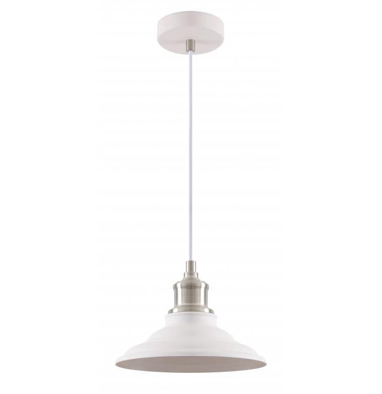 Світильник стельовий одинарний GTV LORET M E27 Ø 20,5 см IP20 Білий (27549253)