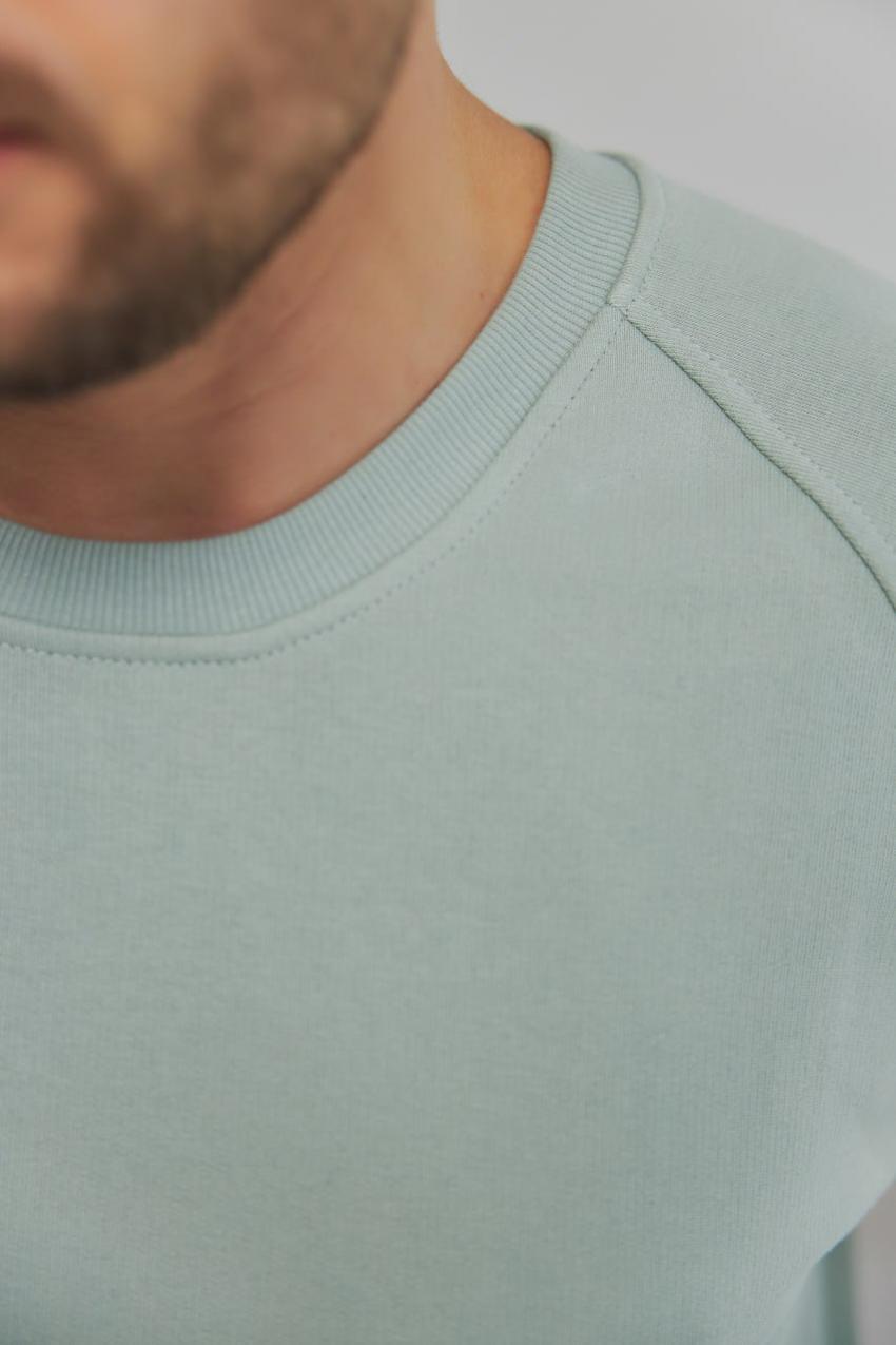 Свитшот мужской М138.3 XXL Оливковый светлый (601-1-64) - фото 3 Свитшот мужской М138.3 XXL Оливковый светлый (601-1-64) - фото 3