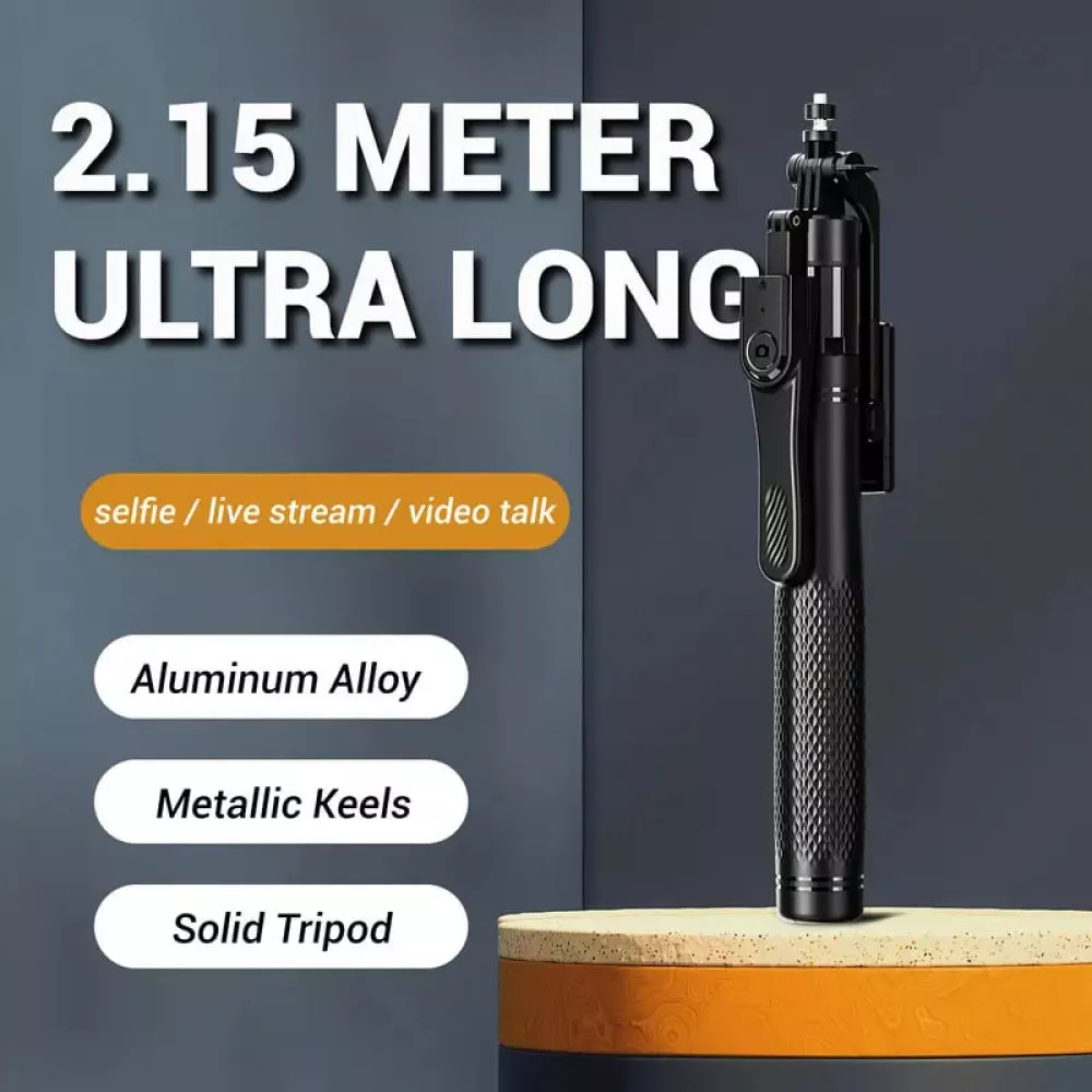 Селфі-палиця K29 з підсвіткою та Bluetooth-пультом до 215 см (778486) - фото 6 Селфі-палиця K29 з підсвіткою та Bluetooth-пультом до 215 см (778486) - фото 6