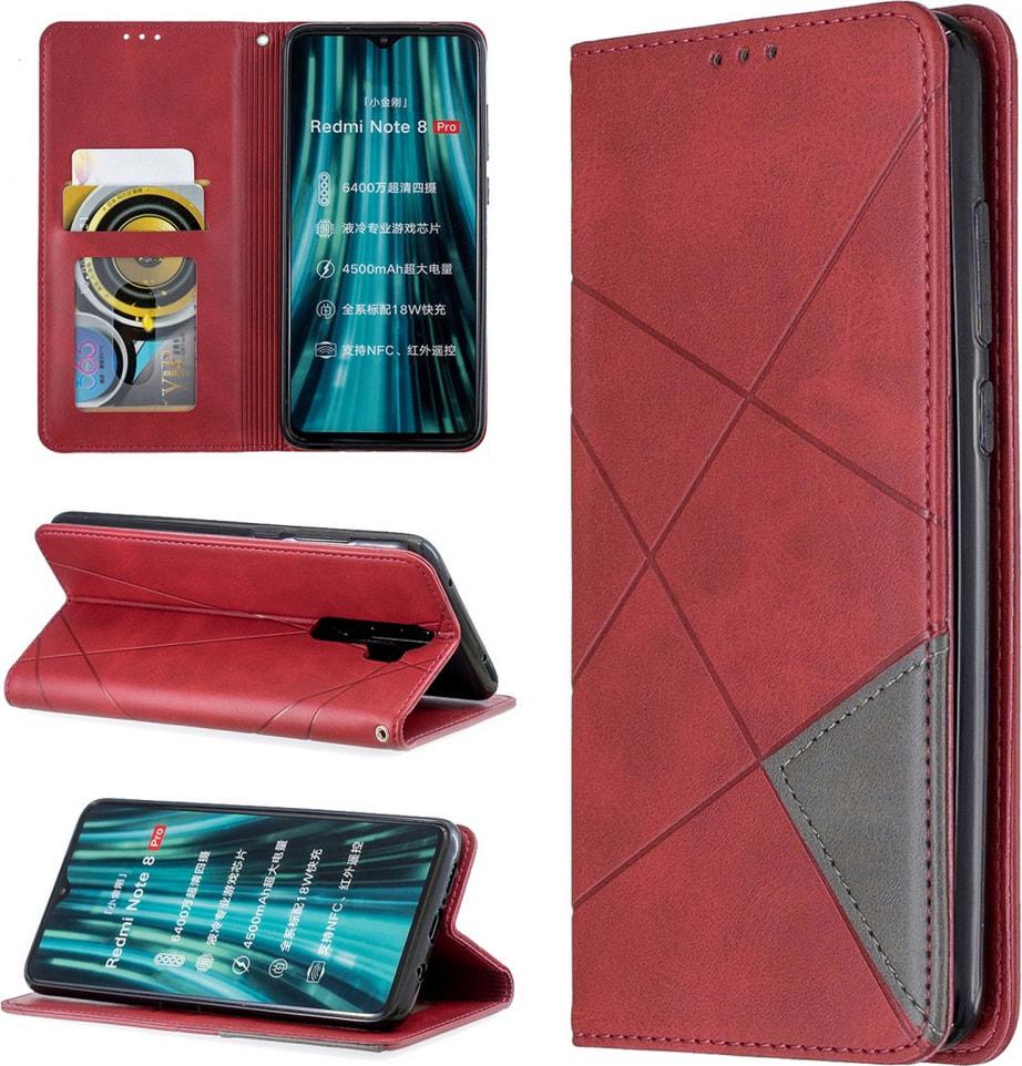 Чехол книжка SHLab Prisma Xiaomi Redmi Note 8 Pro Red (36331-2D) Чехол книжка SHLab Prisma Xiaomi Redmi Note 8 Pro Red (36331-2D)