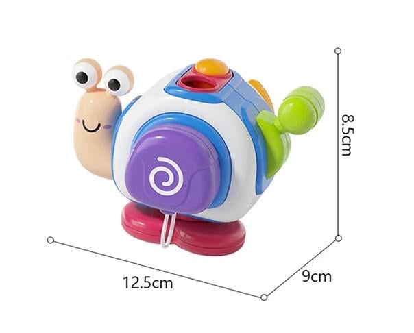 Іграшка Монтессорі Равлик для малюків для розвитку дрібної моторики/координації/мислення/вивчення кольору (1593) - фото 3