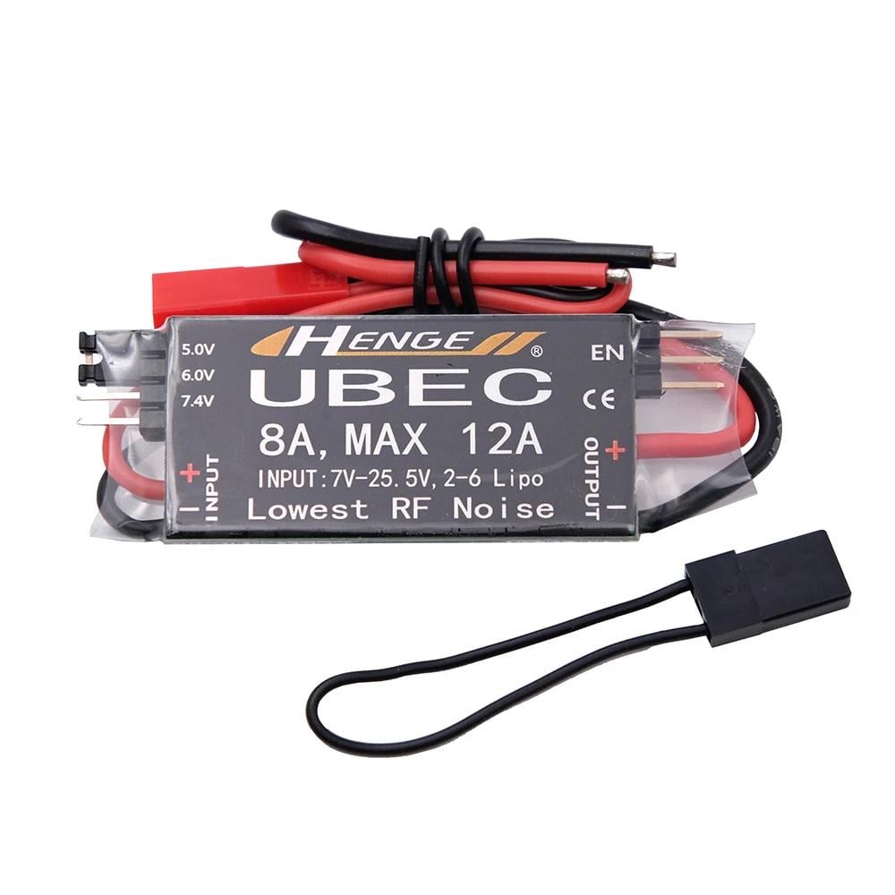 Регулятор живлення HENGE UBEC 8A 2-6S понижуючий 7-25.5V TO 5V 6V Lowest RF Noise (00-00025958)