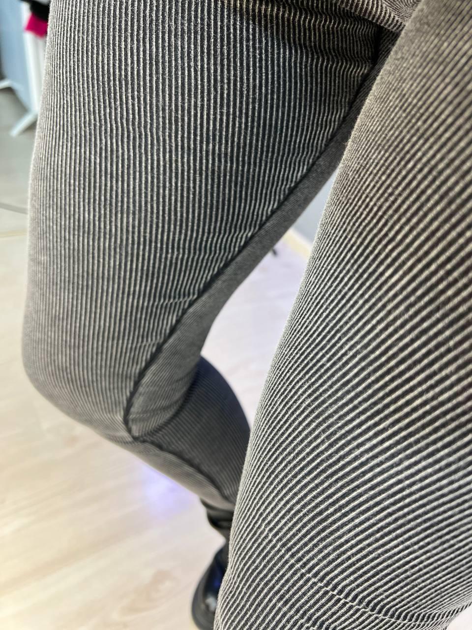 Лосины женские A-N 2306 рубчик варка тай дай трикотаж тонкие M Серый (1449) - фото 3 Лосины женские A-N 2306 рубчик варка тай дай трикотаж тонкие M Серый (1449) - фото 3