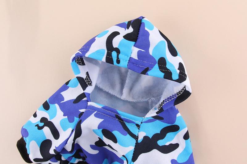 Худі Камуфляжне з пікселем для собак XS Синій (1C0430) - фото 6