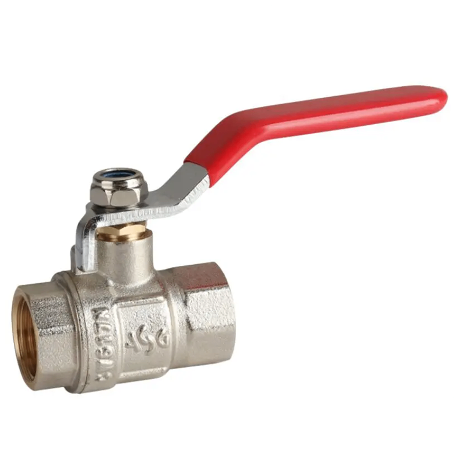 Кран шаровой ASG 1/2" ВВ прямой латунь (6552934)