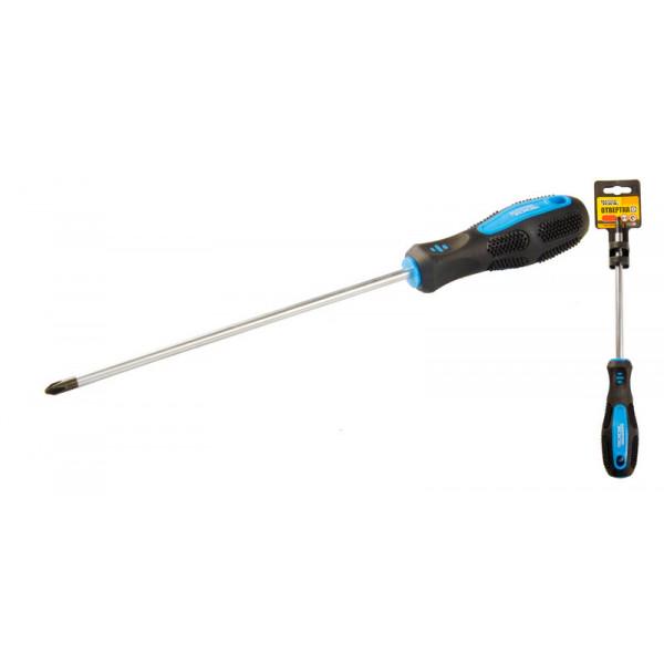 Отвертка крестовая MasterTool GM РН2х200 (48-5220) - фото 2