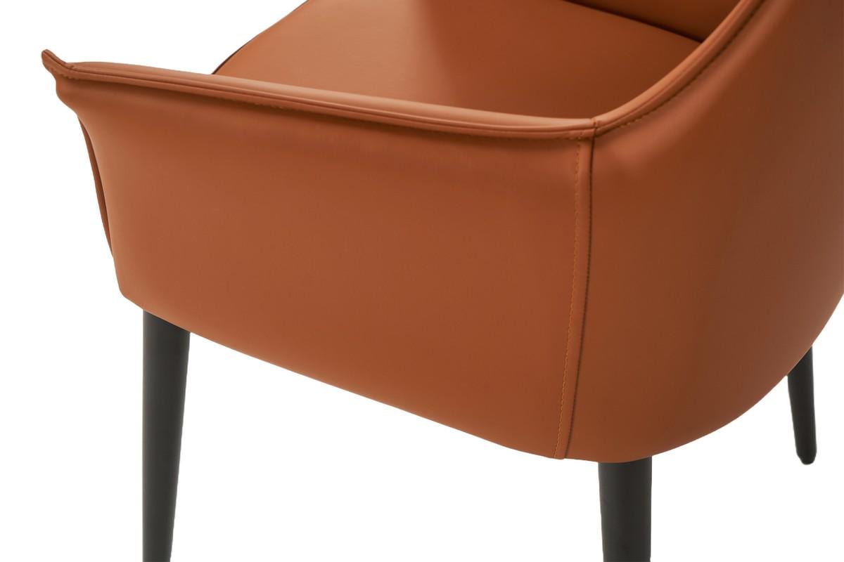 Стілець обідній Vetro Теракотово-Чорний (M-90) - фото 10 Стілець обідній Vetro Теракотово-Чорний (M-90) - фото 10