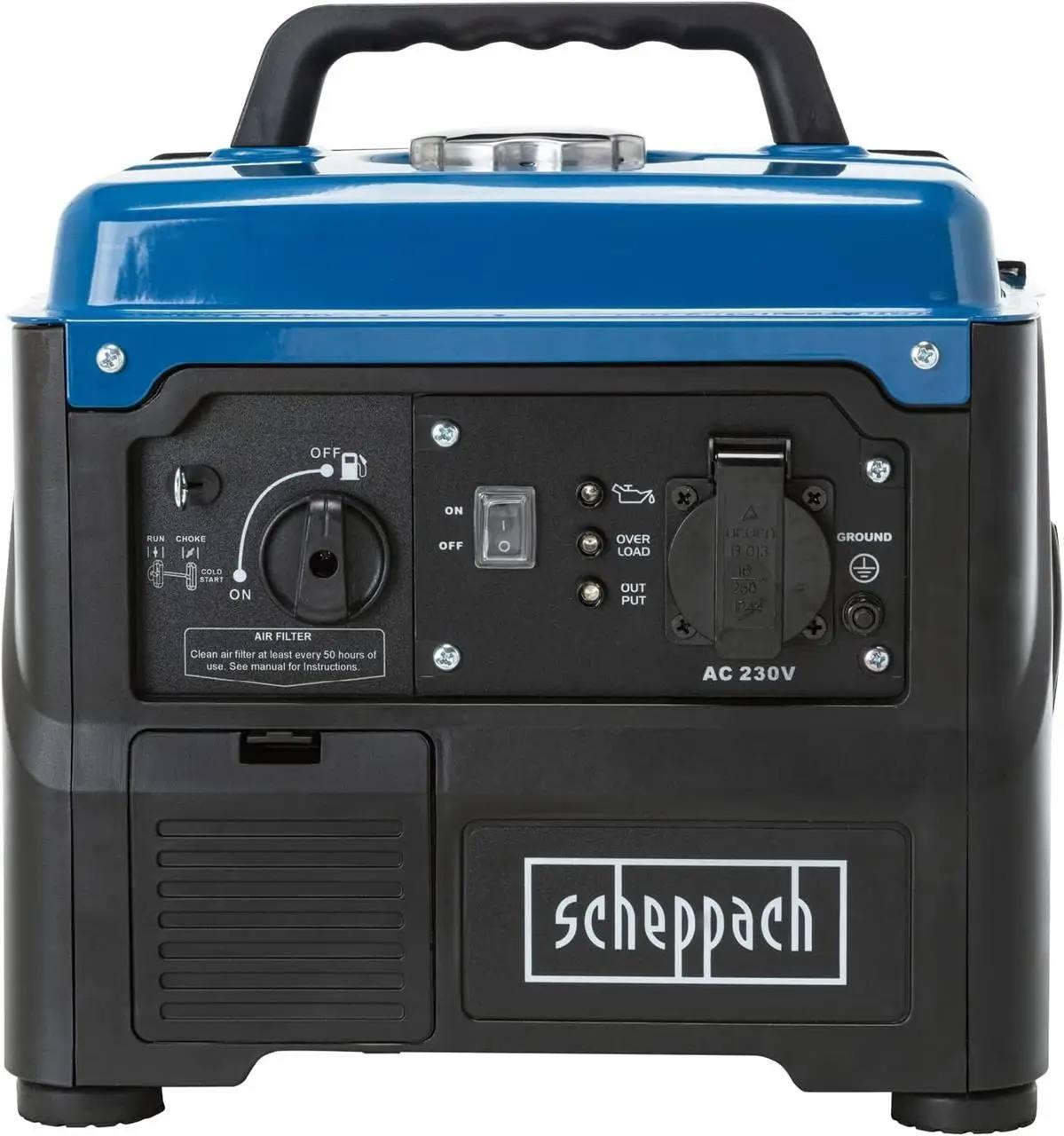 ᐉ Генератор бензиновый инверторный Scheppach SG1400i 1 кВт/1,2 кВт