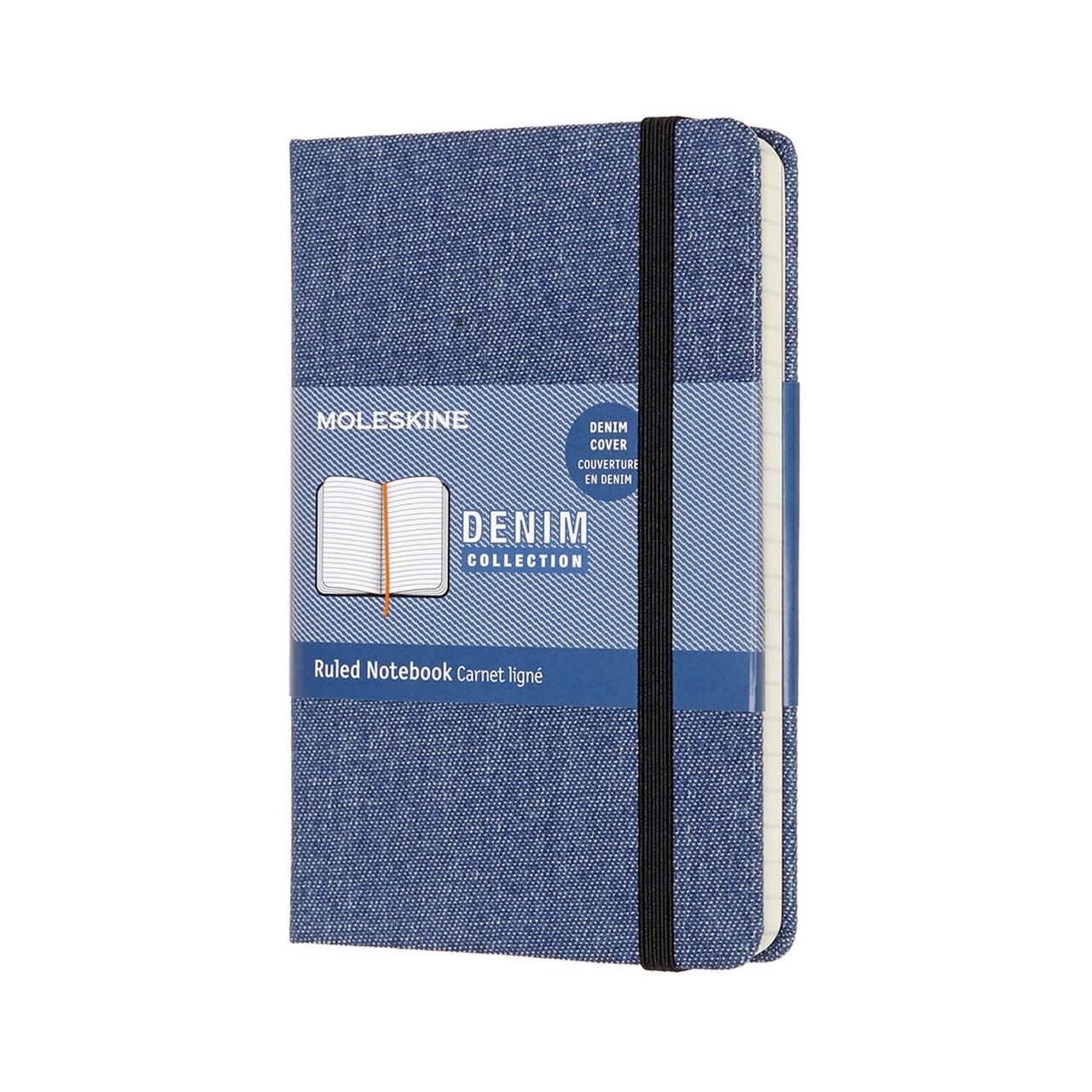 Блокнот Moleskine Limited Denim карманный 9х14 см 192 страницы в линейку антверпен синий (8058647626253)