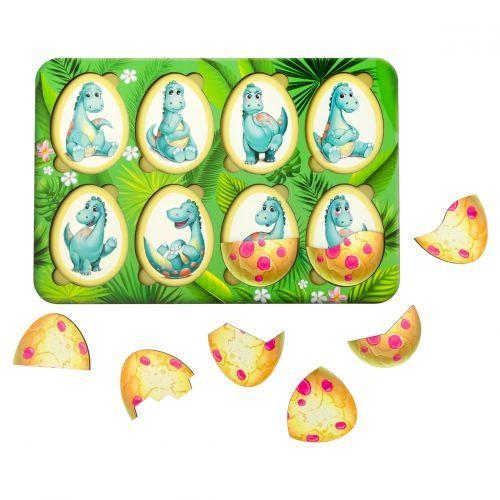 Дерев'яна гра пазл Емоції динозавриків (5179)