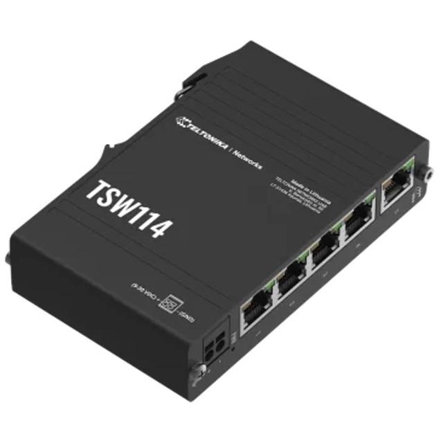 Комутатор некерований Teltonika TSW114 4 порти Комутатор некерований Teltonika TSW114 4 порти