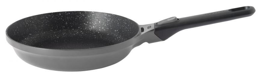 Сковорода Berghoff Gem 24 см антипригарная съемная ручка Серый (2307427)