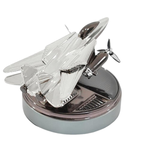 Ароматизатор автомобильный Истребитель В1 на солнечных батареях Серебристый