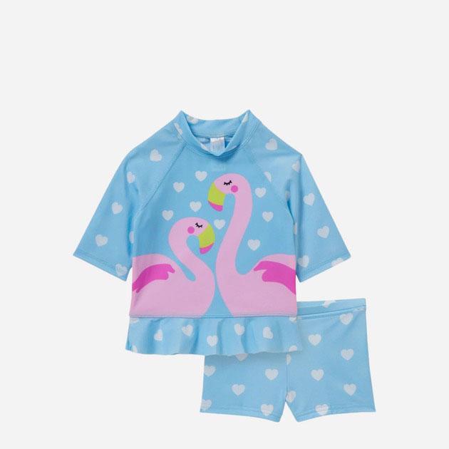 Купальник C&A 758010 принт 80 см Голубой