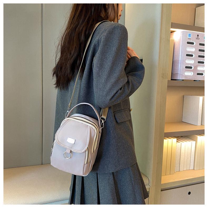 Жіноча сумка класична 10649 крос-боді Сірий (29472106) - фото 4