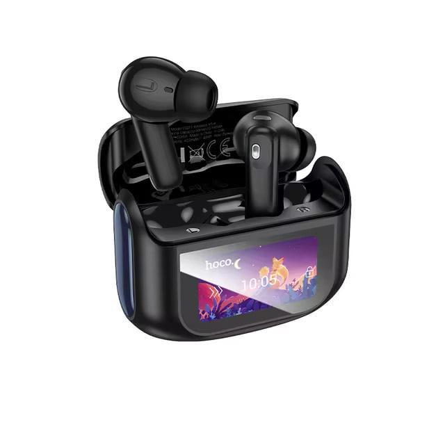 Бездротові навушники Hoco EQ21 Sandy true wireless ANC+ENC noise reduction touch screen BT headset Midnight Black (6942007647410) Бездротові навушники Hoco EQ21 Sandy true wireless ANC+ENC noise reduction touch screen BT headset Midnight Black (6942007647410)