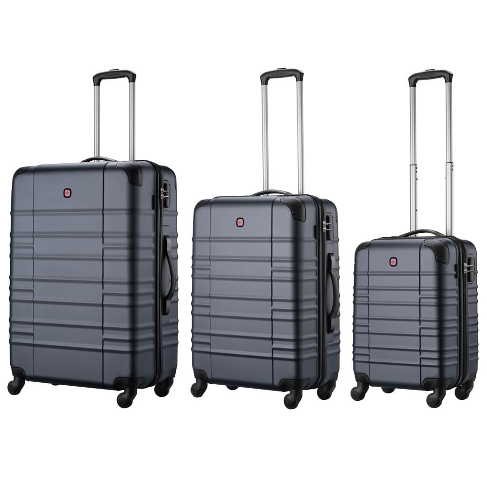 Набір валіз дорожніх Wenger Amplar 3в1 S/M/L з 4 колесами Синій (653150)