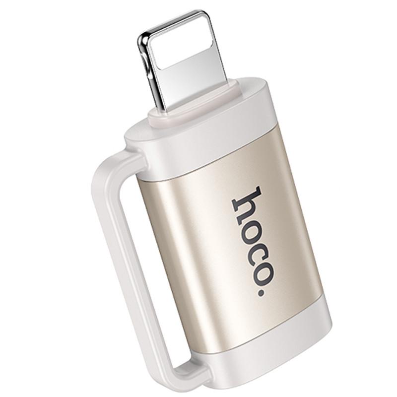 Перехідник Hoco UA31B OTG Lightning male to Type-C female Gray (00000073147_2) Перехідник Hoco UA31B OTG Lightning male to Type-C female Gray (00000073147_2)