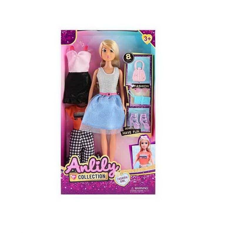 Кукла с набором одежды и обуви 30 см (616088)