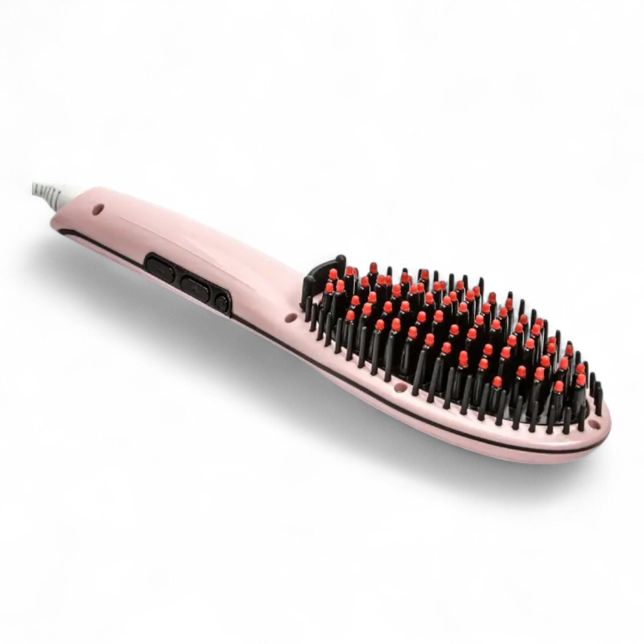 Расческа выпрямитель электрическая Fast hair straightener HQT-906 с LED дисплеем (R_HQT-906)