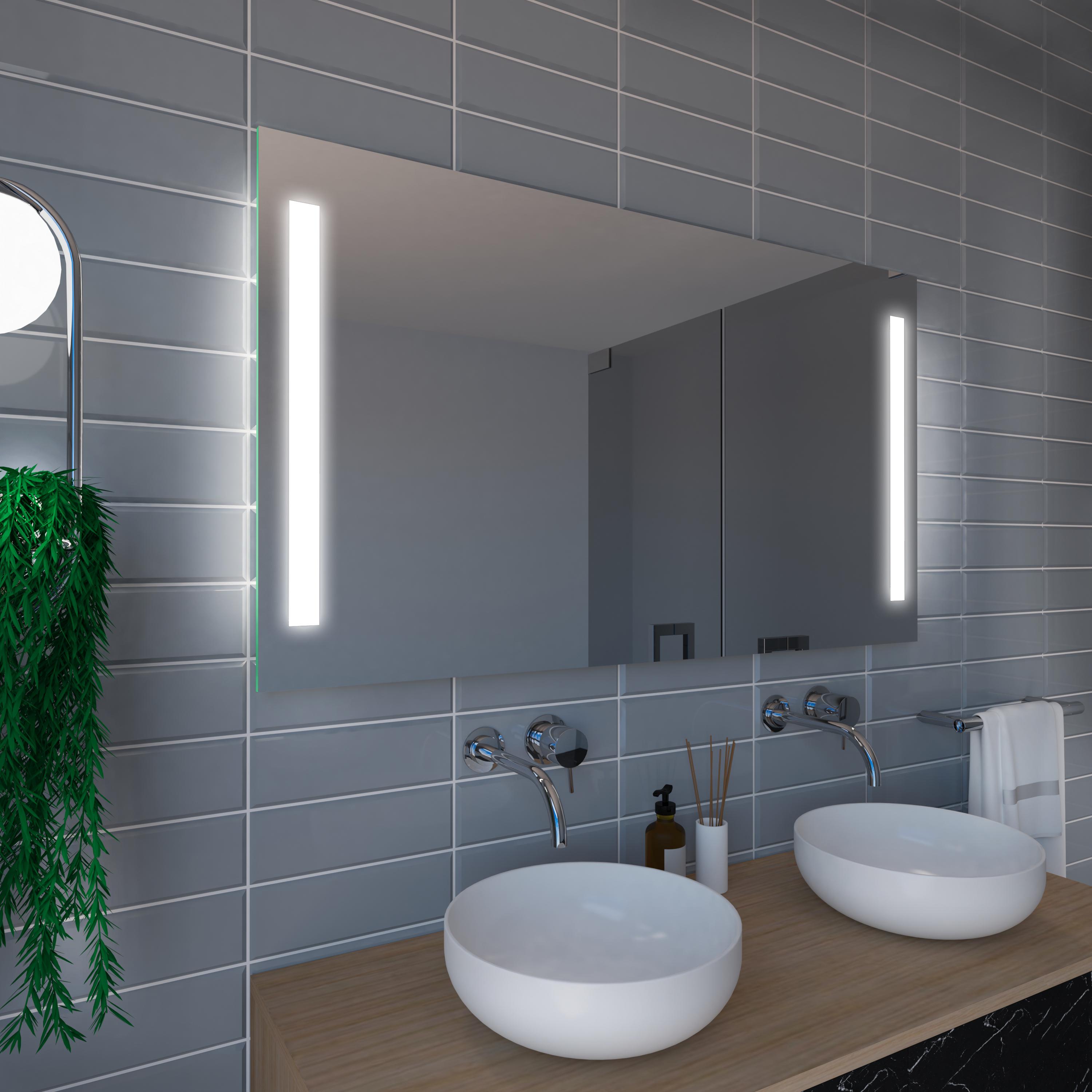 Зеркало Dim Dzerkal HINA с LED-подсветкой 70х120 см (6350) Зеркало Dim Dzerkal HINA с LED-подсветкой 70х120 см (6350)