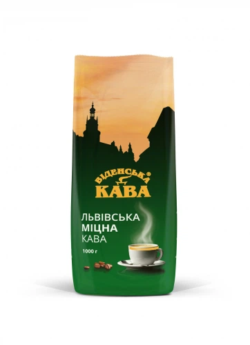 Кава в зернах Львівська Міцна Віденська Кава 1 кг