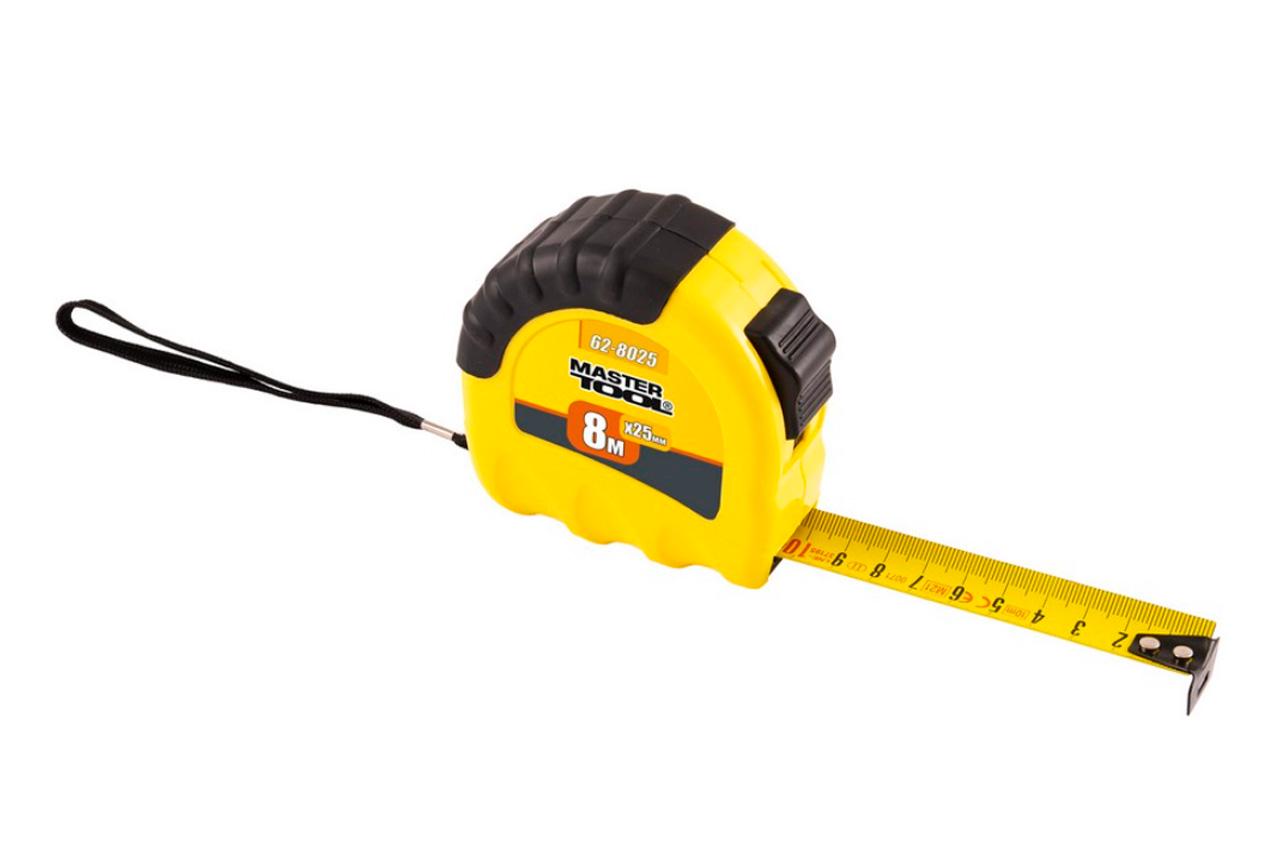 Рулетка Mastertool Shiftlock 8 м х 25 мм (62-8025)