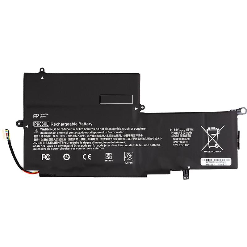 Аккумулятор Power для ноутбуков HP Spectre Pro X360 G1 11,55V 4913 mAh (PK03XL)