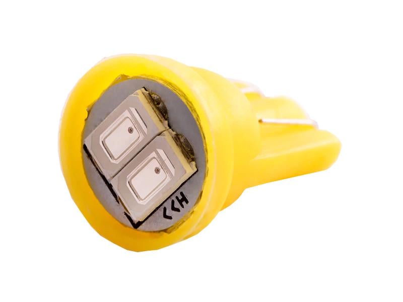 Автолампа светодиодная T10 W5W 12 В SMD5630-2led Желтый (1080)