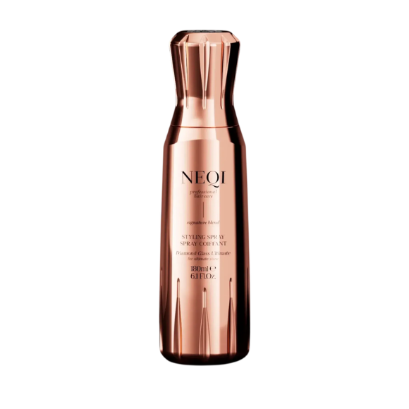 Спрей для блеска и глубокого увлажнения с термозащитой NEQI Diamond Glass Ultimate Styling Spray 180 мл (4063528094575)