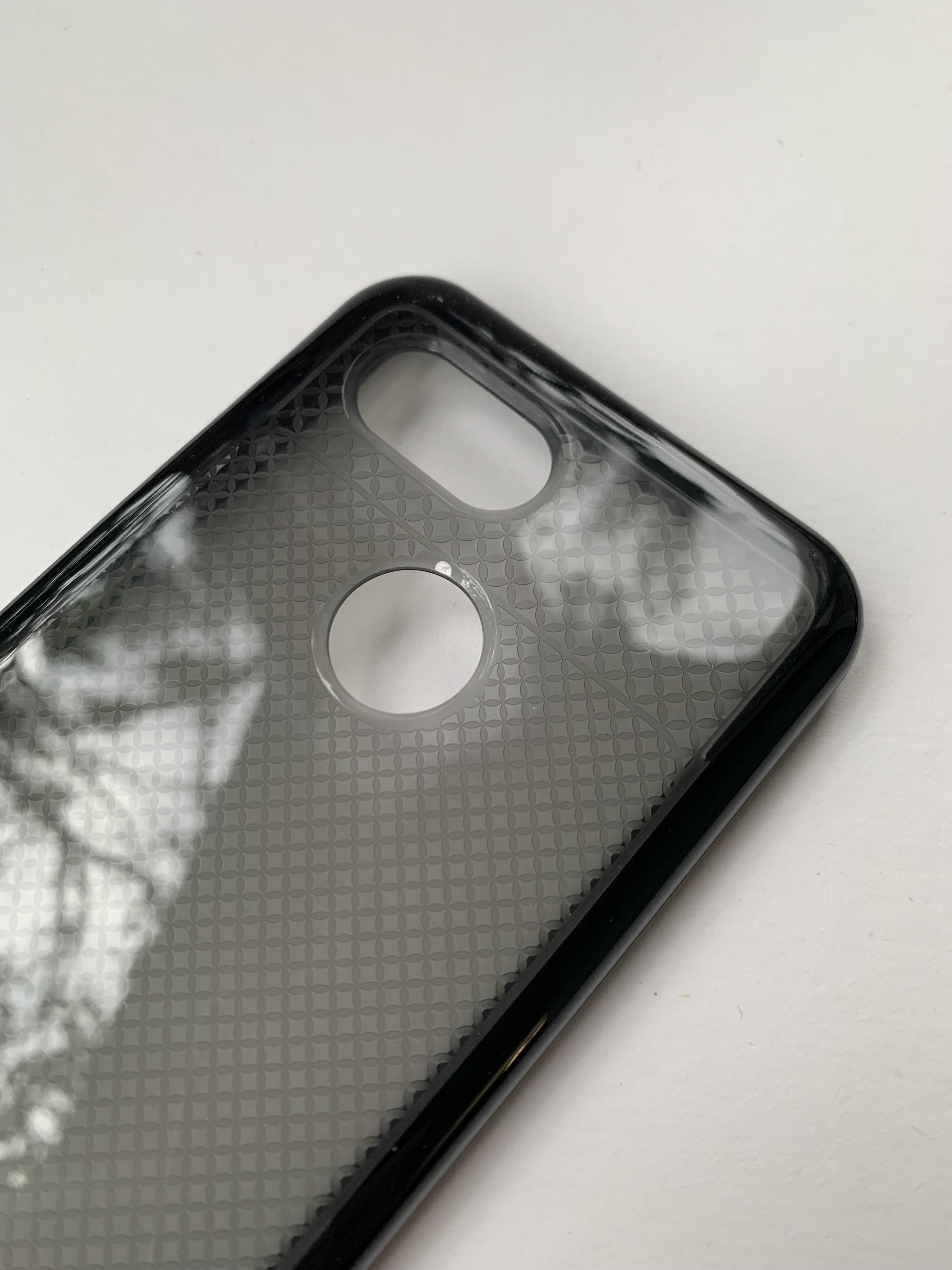 Противоударный чехол прозрачный Tech21 Evo Check для Google Pixel 3 Smokey Black - фото 14