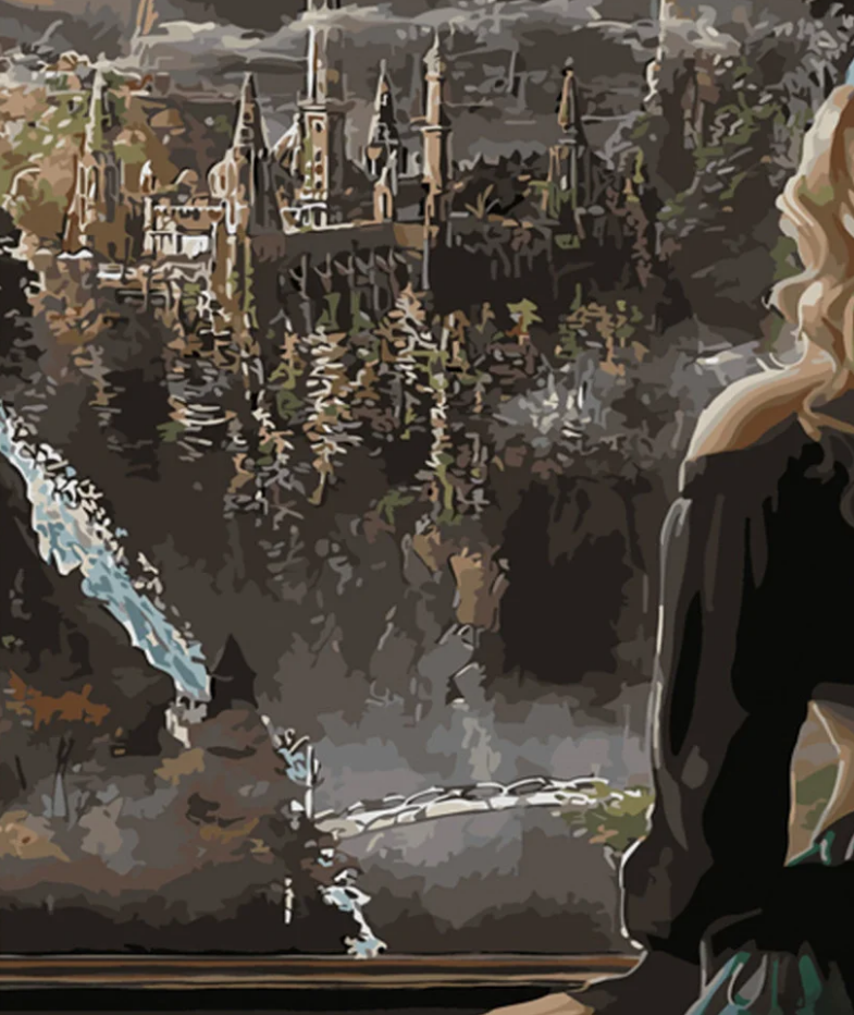 Картина по номерам Strateg Таинственный замок 40x50 см (GS536)