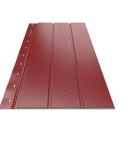 Софіт для даху перфорований металевий RAL3011  (2345789)